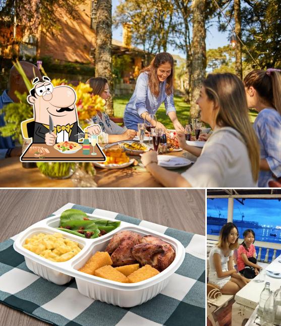 Entre diversos coisas, comida e interior podem ser encontrados a Galeto Mamma Mia Bela Vista