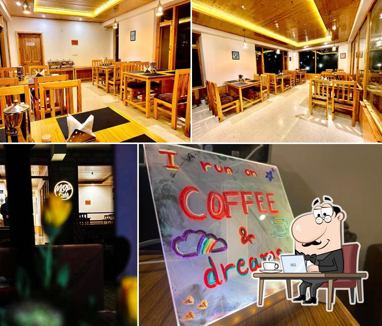 The interior of MOR Café