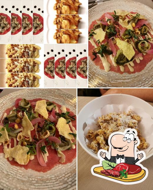 Carpaccio di manzo al Ristorante Casa Della Rocca