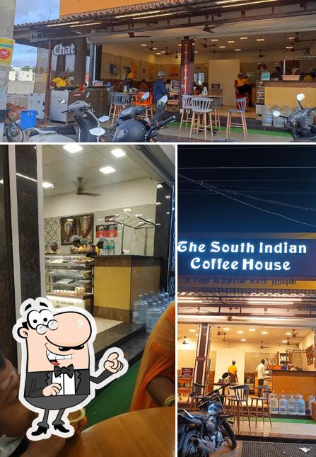 The interior of Martram's The South Indian Coffee House - Perur , Siruvani Road (Way to Isha)