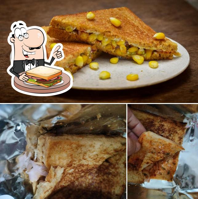 Grilled cheese sandwich at Shawarma Guru