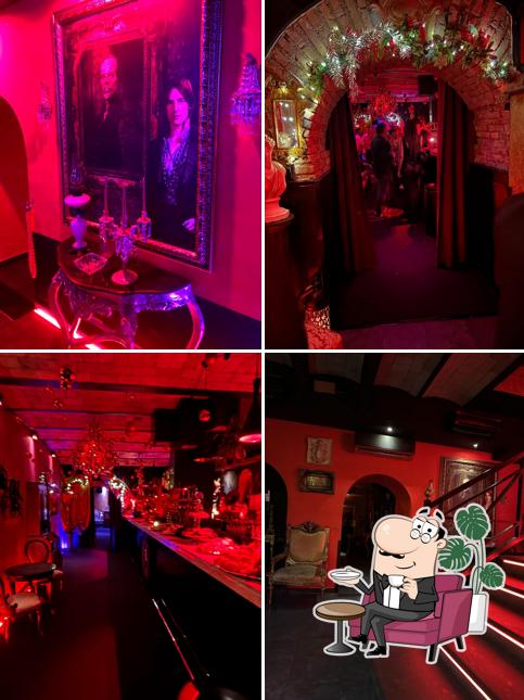 Gli interni di Swingers Club 69 Roma club prive