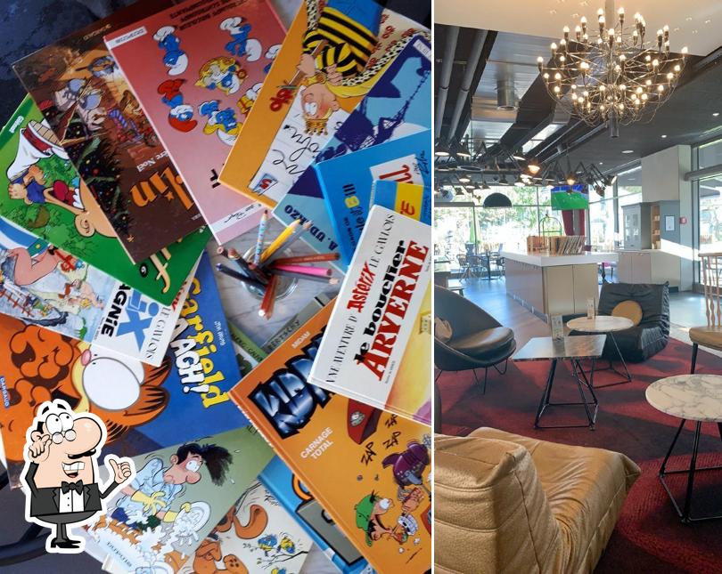 Dai un'occhiata agli interni di Café Dessiné