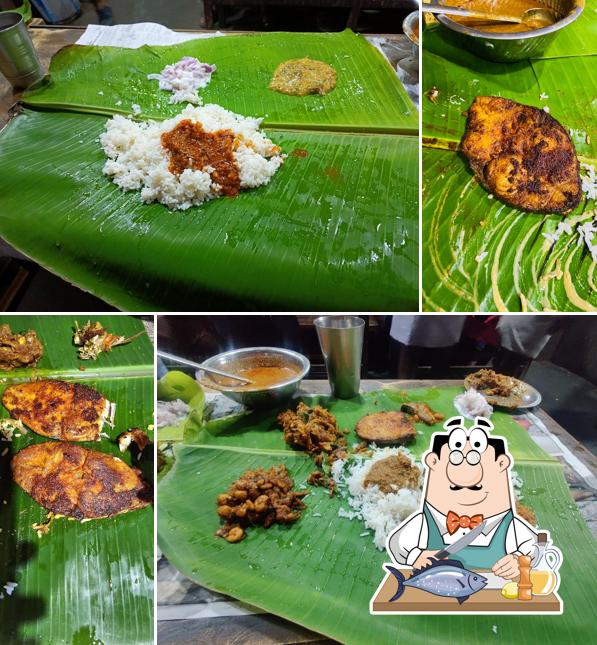 Grilled salmon at Hotel Jayaram