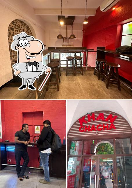 This is the image depicting exterior and interior at Khan Chacha
