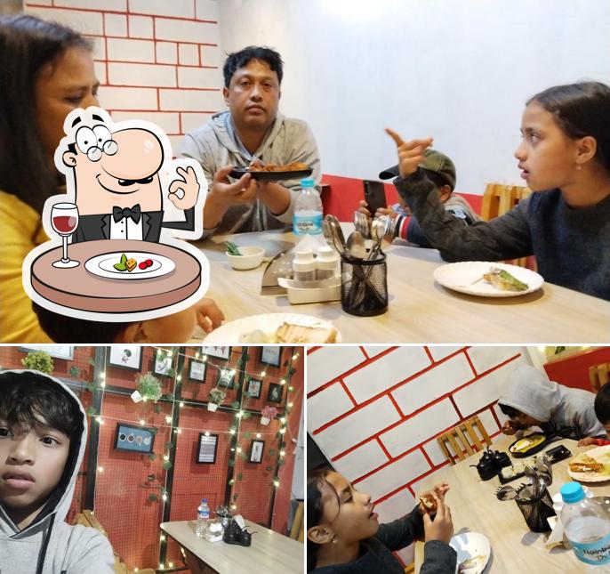 This is the picture displaying food and interior at QUICK BITE