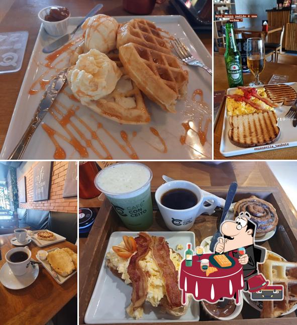 Waffles em Café Conceito