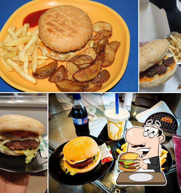 Order a burger at Café Jibna కేఫ్ జిబ్నా