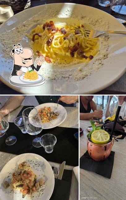 Spaghetti alla carbonara al Cocciu's Sardinian Bistrot