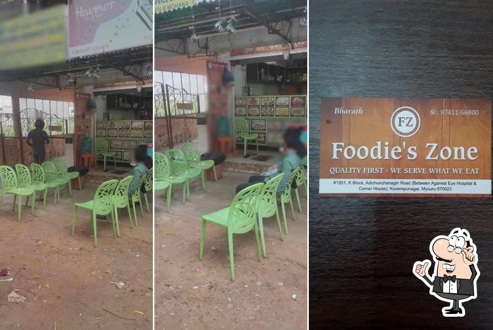 Check out how Foodie's Zone looks inside