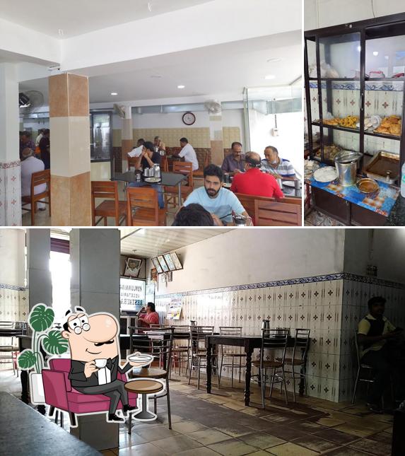 The interior of Kunjunni Nair Cafe