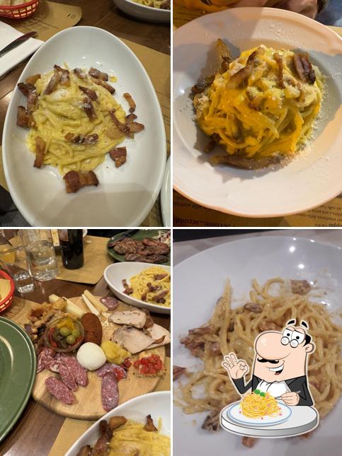 Spaghetti alla carbonara al 'Na Fraschetta