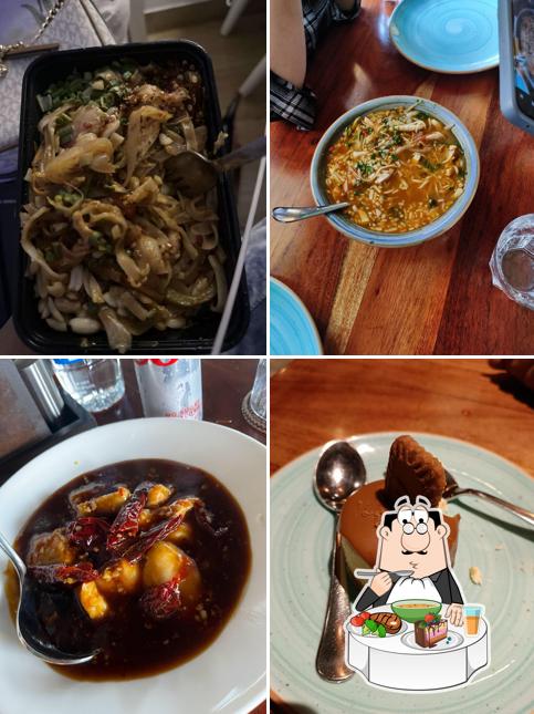 Hot and sour soup at The Lama