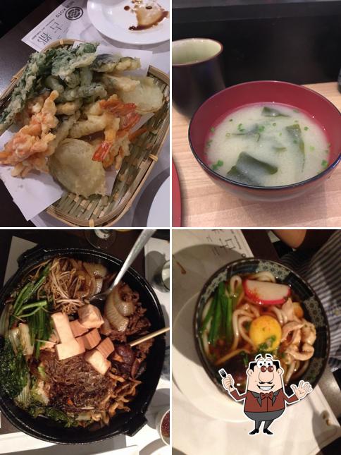 Platos en Restaurante New Koto