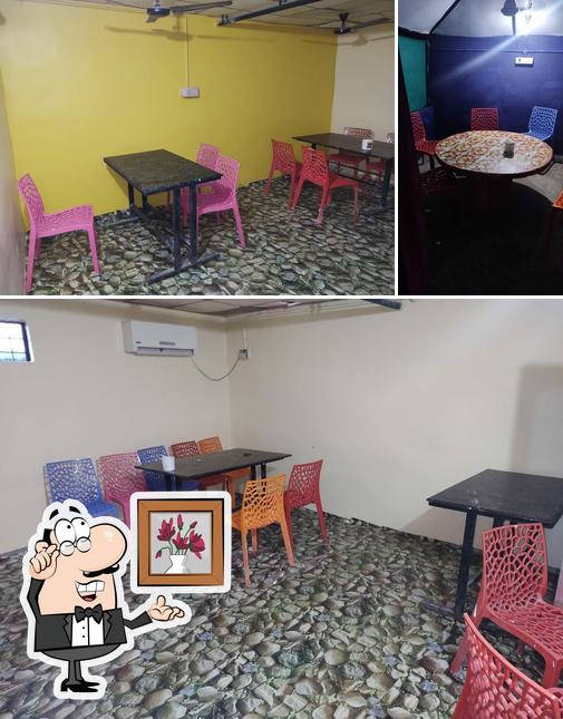 The interior of Abhinaya Garden Family Restaurant - Veg & Non-Veg