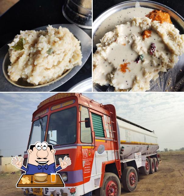 The image of Balaji Hotel’s food and exterior