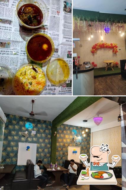 Take a look at the photo depicting food and interior at Blue diamond Restaurant