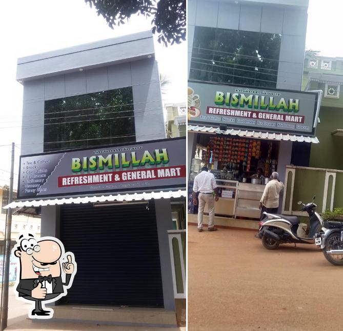 See this picture of Bismillah Refreshments
