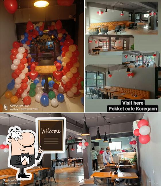 Here's a picture of Pokket cafe koregaon