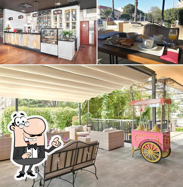 La immagine della interni e cibo di Slatko Caffee & Pastry Boutique