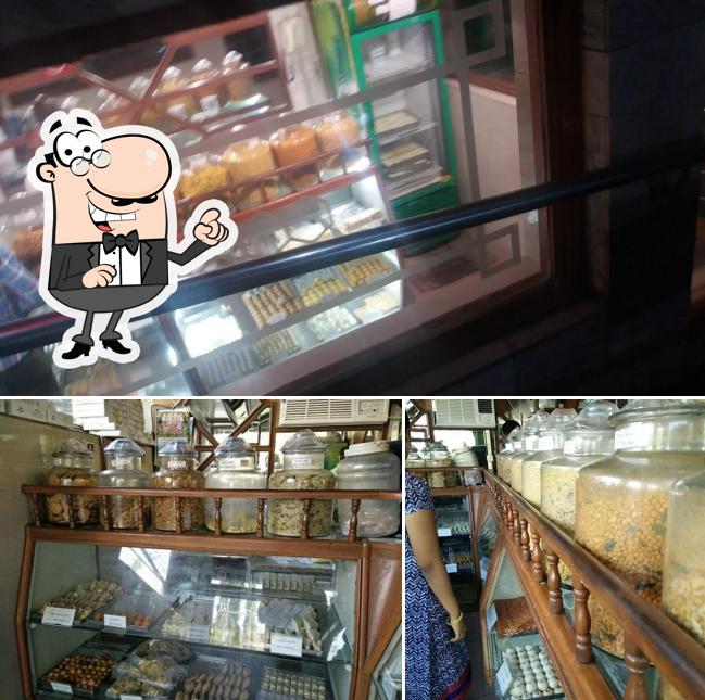 The interior of Honey Dew Sweet Shop