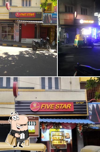 The exterior of Five star chicken