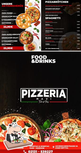 Platti al Pizzeria Mavi