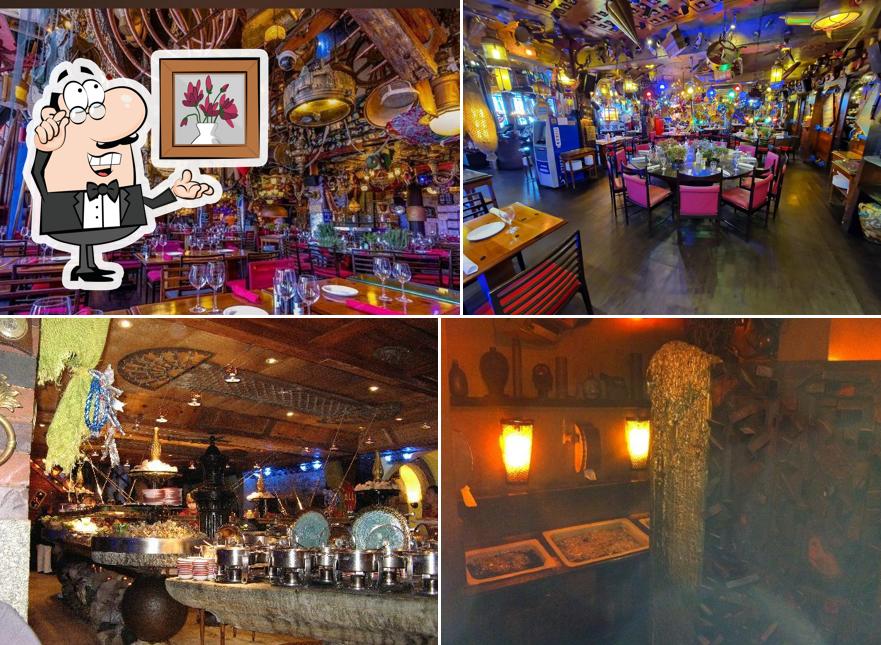 O interior do Restaurante Marius Degustare