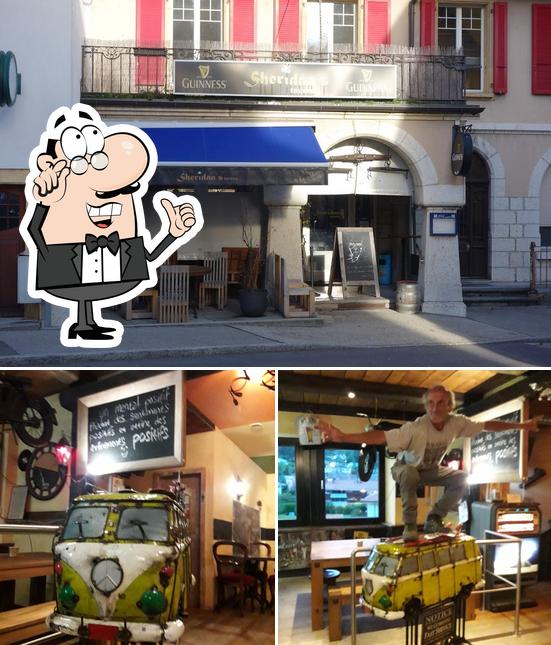 Gli interni di Sheridan's Pub