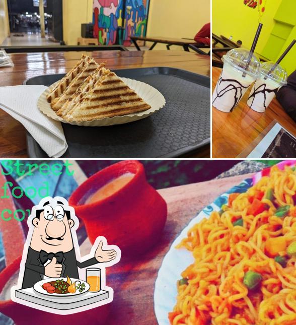 This is the photo depicting food and beverage at Street Food Court