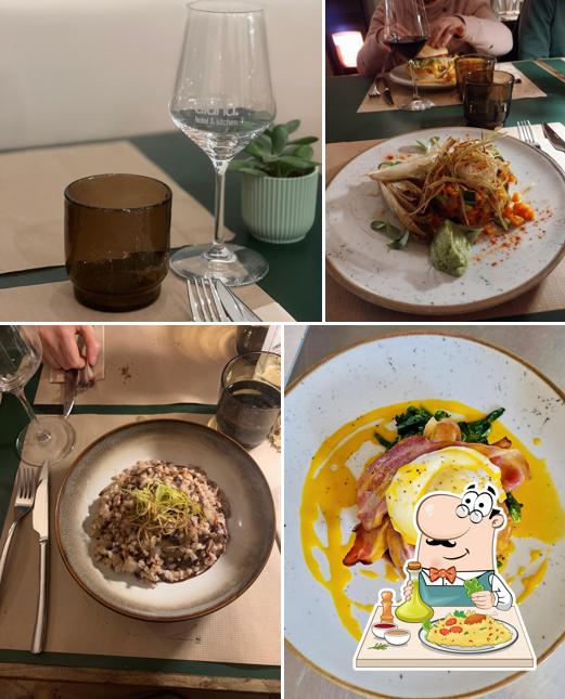 Risotto al diana. kitchen