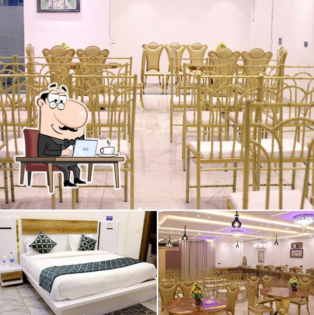 Take a seat at one of the tables at THE DIVINE