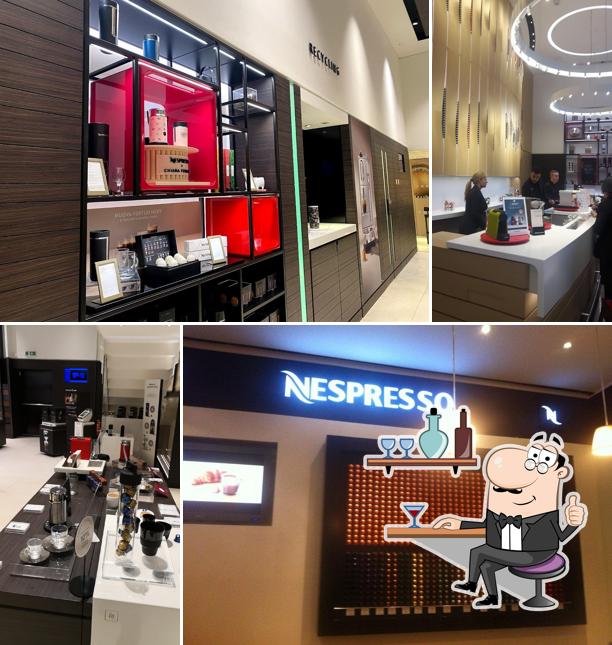 Gli interni di Nespresso Milano Liberty