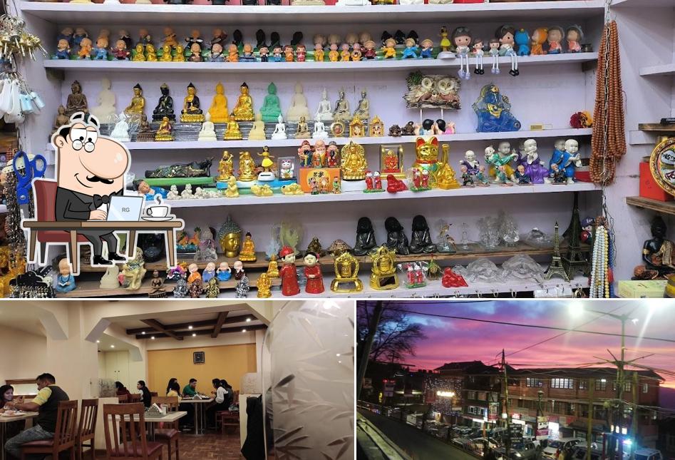 Take a look at the picture displaying interior and exterior at Kunga Restaurant