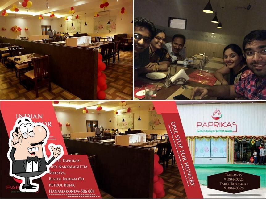 The interior of Paprikas