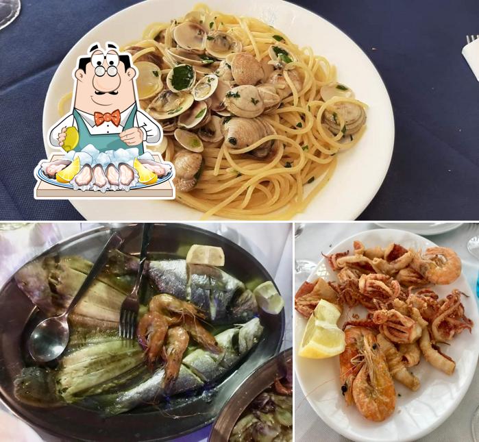 Ordina tra i molti piatti di mare proposti a Ristorante Dai Pescatori