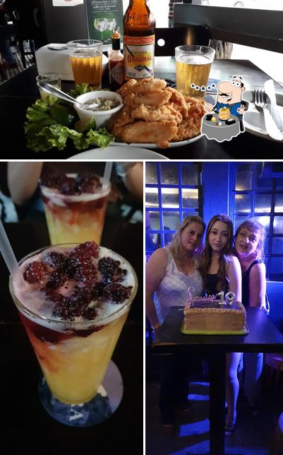 Platos en Só Santo Bar