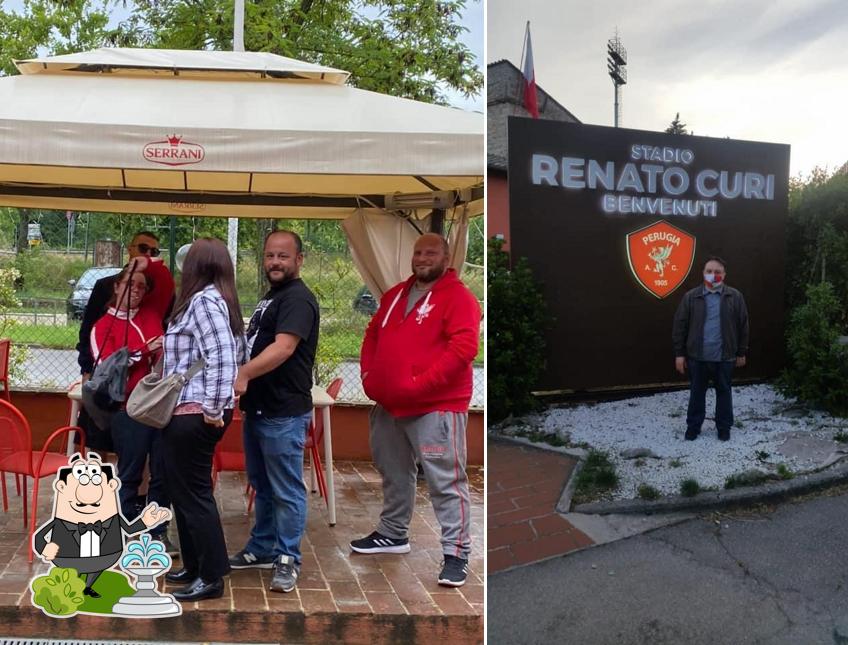 Gli esterni di Stadium Cafè