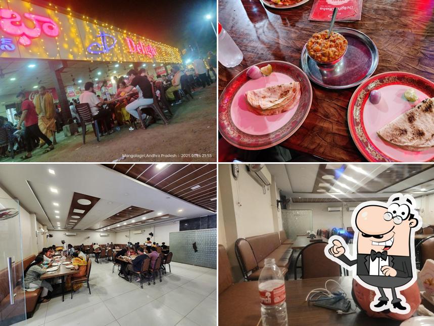 The interior of Delight Dhaba