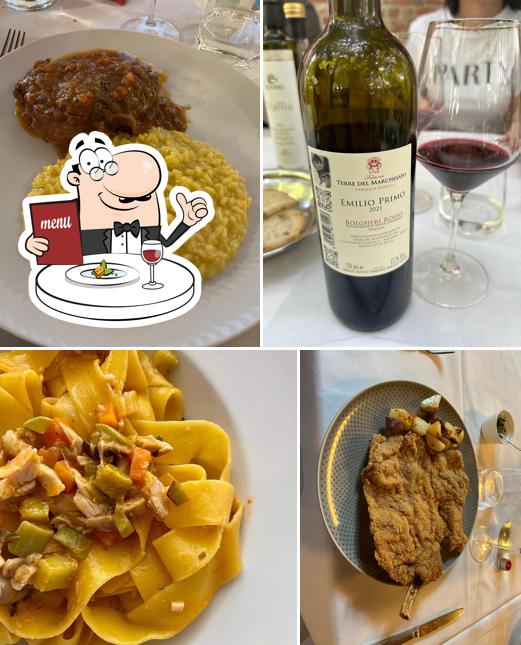 Cibo al Trattoria dei Cacciatori