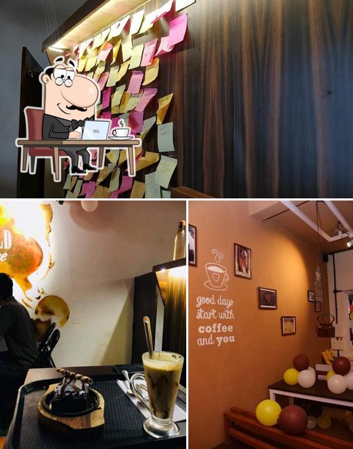 The interior of Cafe Canephora