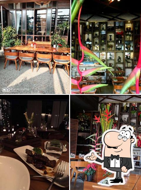 Take a seat at one of the tables at FIO - Cookhouse & Bar