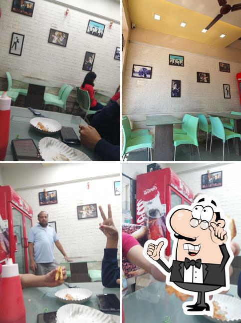 The interior of Amrut Cafe