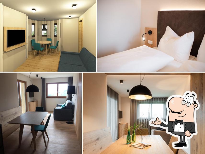 Gli interni di Aparthotel abinà