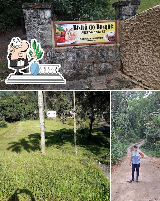 O exterior do Bistrô do Bosque