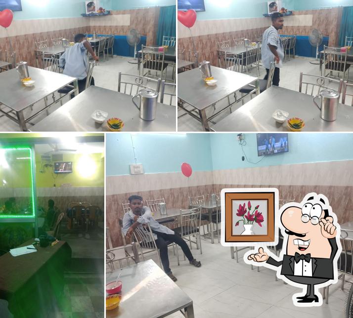 The interior of Hotel Sahoo Meals & Tiffin