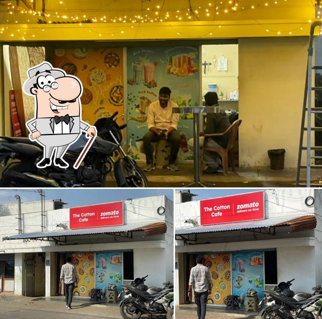 The exterior of The Cotton Cafe