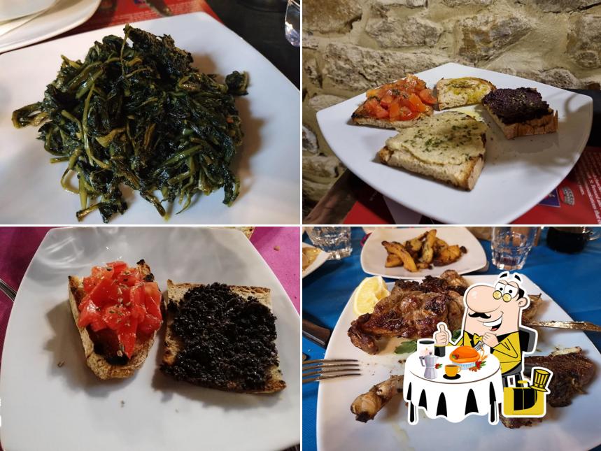 Cibo al Trattoria del Grappolo d'Oro