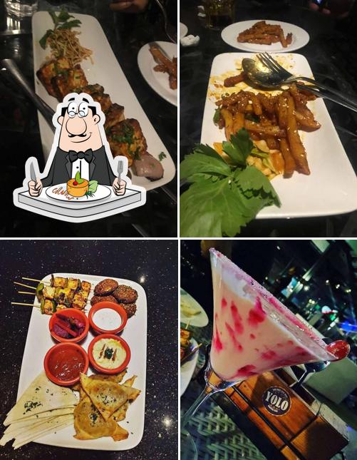 Food at Yolo Gastro Lounge