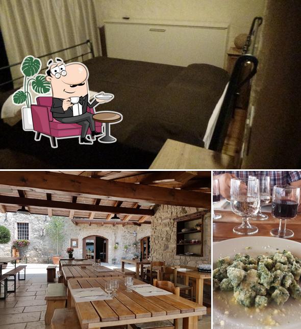 Gli interni di Agritur Calvola